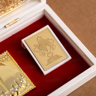 Svastika Balaji Pocket Temple - Gold Plated (Small)