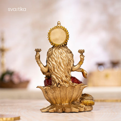 Goddess Lakshmi Antique Idol (7 Inch)